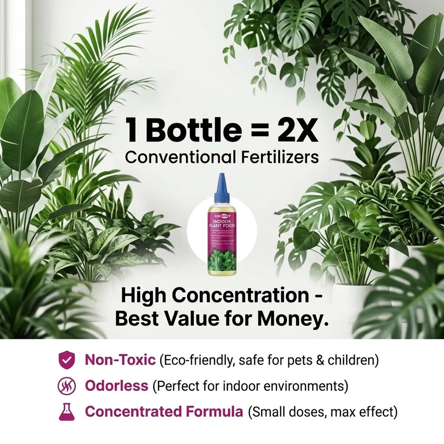 ZORILYNX Flüssigdünger für Zimmerpflanzen zur Förderung von Blüten und Wurzeln, 110 ml - Bild 6