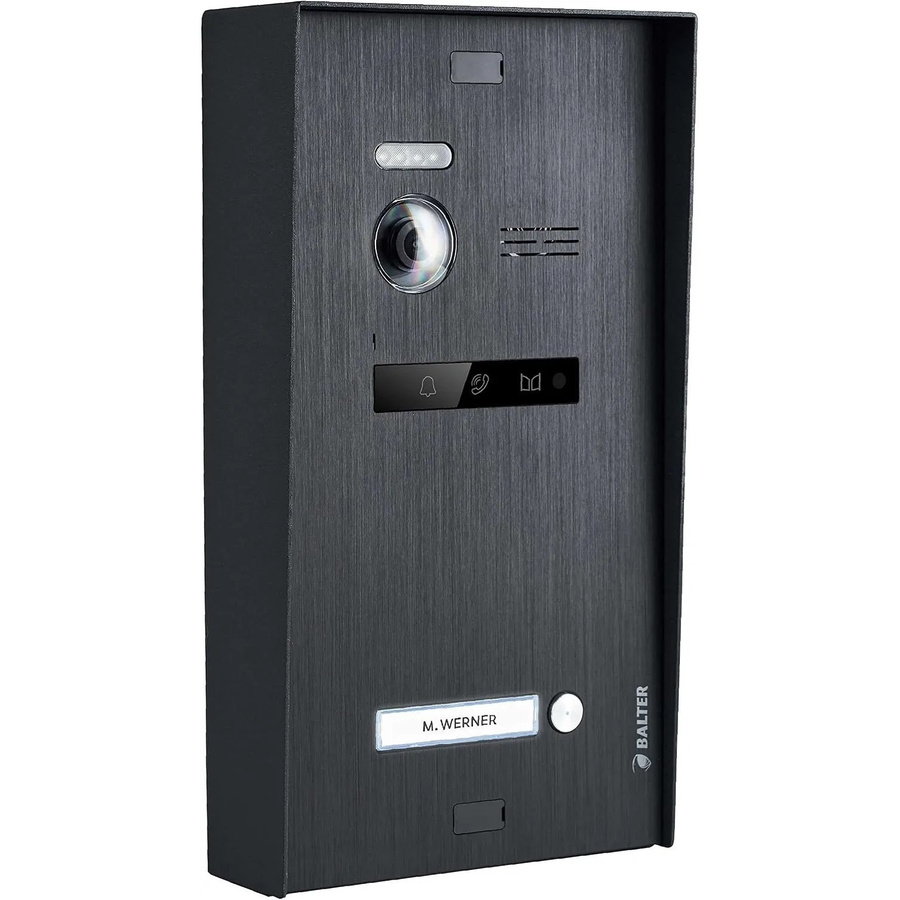 Balter EVO-HD Aufputz Montage Box für Video Türsprechanlagen in Schwarz und Silber aus Aluminium - Bild 2