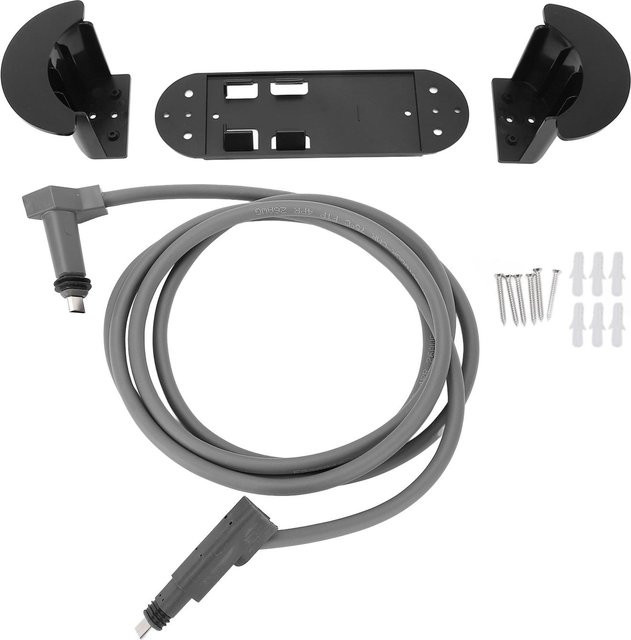 Aimo Kabelhalter für Starlink in Schwarz mit Ethernet/LAN Anschluss zur platzsparenden und multifunktionellen Kabelverwaltung - Bild 1