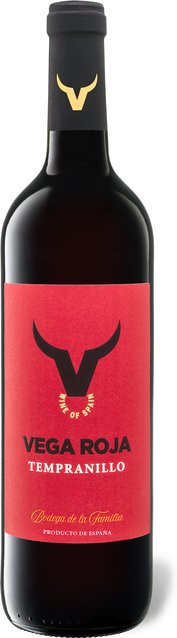 Felix Solis Vega Roja Tempranillo Valdepeñas DO trocken Rotwein 2021 0,75 l - Bild 1