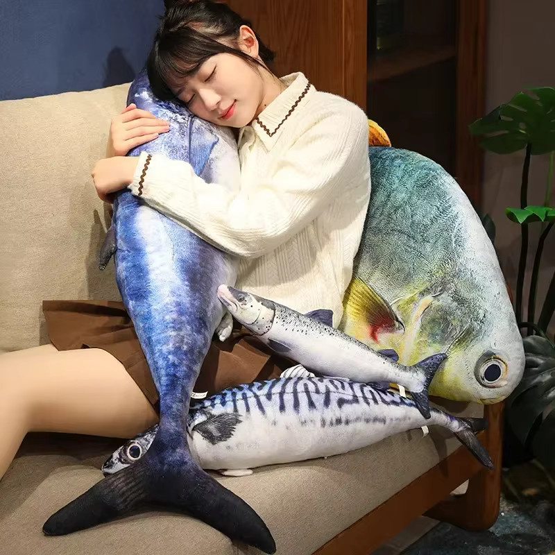 MIAOOWA Fisch Plüsch Spielzeug, Plüsch Kissen, Bunt / Mehrfarbig - Bild 4