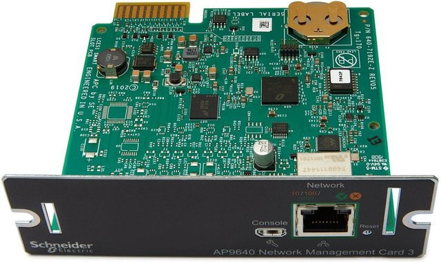 APC Network Management Card 3 AP9640 Fernverwaltungsadapter mit GigE und 1000Base-T LAN-Anschluss - Bild 1