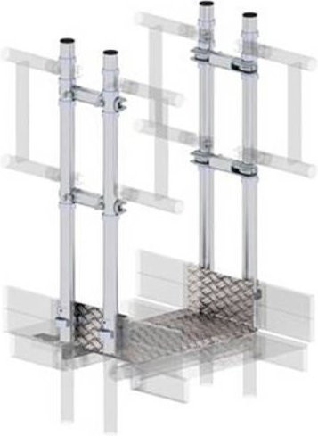 MUNK Günzburger Steigtechnik Gerüstverbindersatz für Gerüstbreite 750 mm, Farbe: Silber - Bild 1