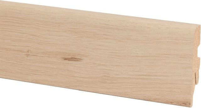 Sockelleiste Celtic Oak mit Kabelkanal von OBI in Braun und Beige, H x B x T: 60 mm x 20 mm x 2.600 mm - Bild 1