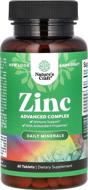 Nature's Craft Zink, 60 Tabletten - Bild 1