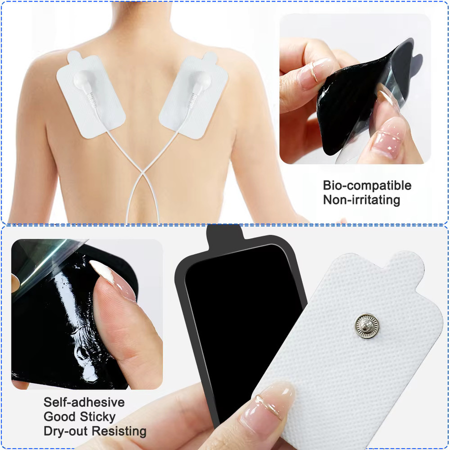 Raiuleko EMS-Elektrodenpads Selbstklebende Ersatzpflaster, 10/20 Stück - Bild 4