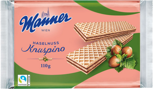 Manner Knuspino Haselnuss 110 g - Bild 1