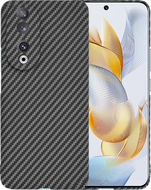 Techsuit Carbonite FiberShell Schutzhülle für Honor 90 in Schwarz - Bild 1