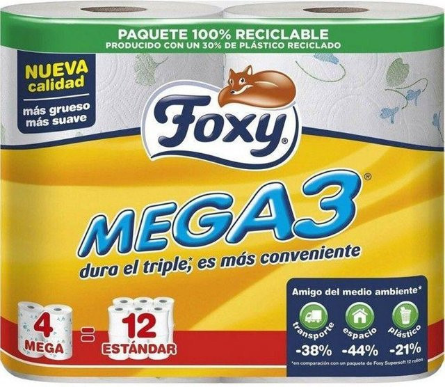 NC Toilettenpapier Foxy Mega3 - Bild 1