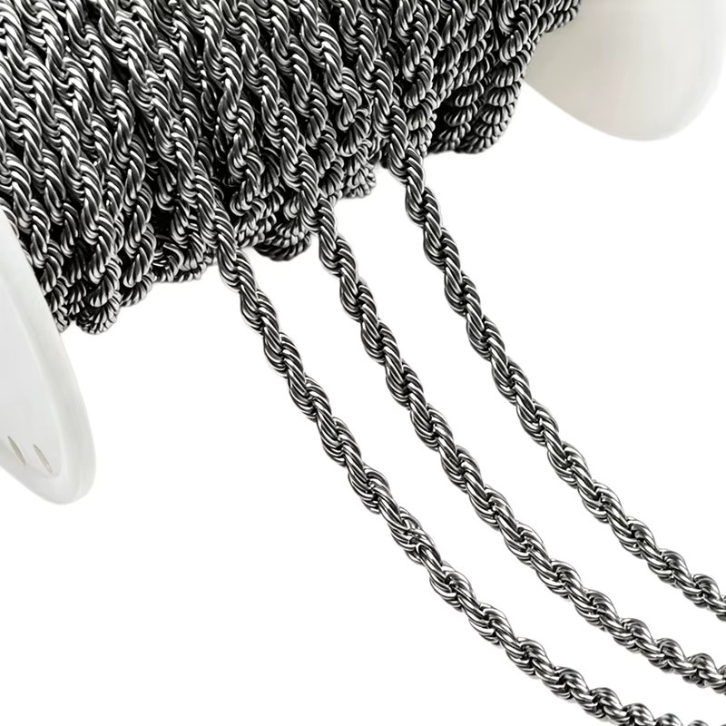 i-souled Drehkette Titan, Silber, 3mm, Unisex - Bild 3