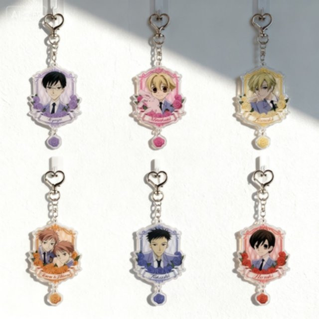 Schlüsselanhänger Acryl, Anime-Charaktere, Bunt, Unisex - Bild 1