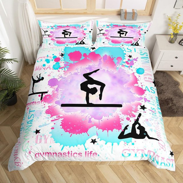 Somelli Bettwäsche-Set Turnen für Kinder und Teenager, Mehrfarbig, B/H: 172 x 218 cm - Bild 1