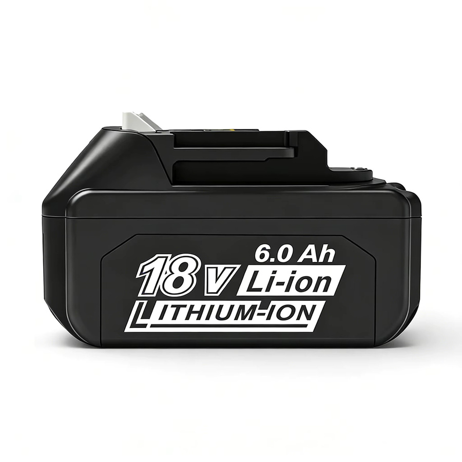 Makita Ersatzakku 18V 6000mAh in Schwarz inklusive 6A Ladegerät für BL1830 BL1860 BL1850 BL1840B - Bild 2