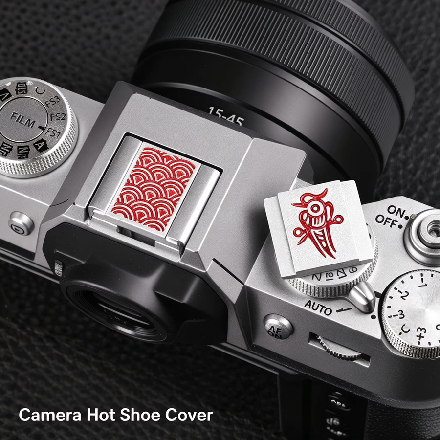 Fujifilm Metall-Blitzschuhabdeckung in Silber als Staubschutzkappe für Kamera-Zubehör - Bild 2