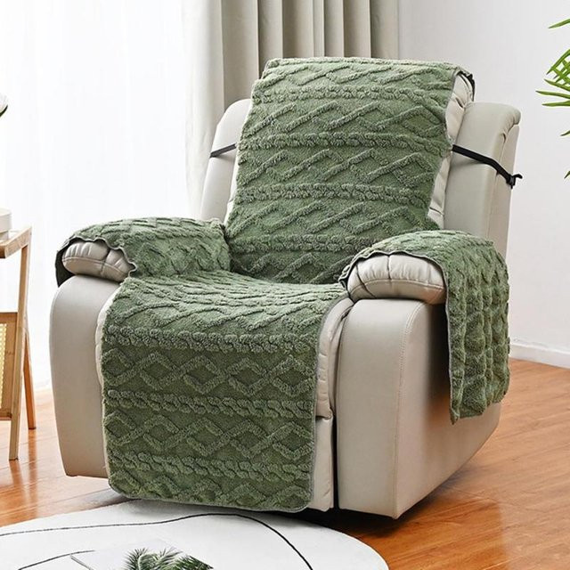 Sesselbezug aus Jacquard-Webart in Grau für dein Wohnzimmer - Bild 1