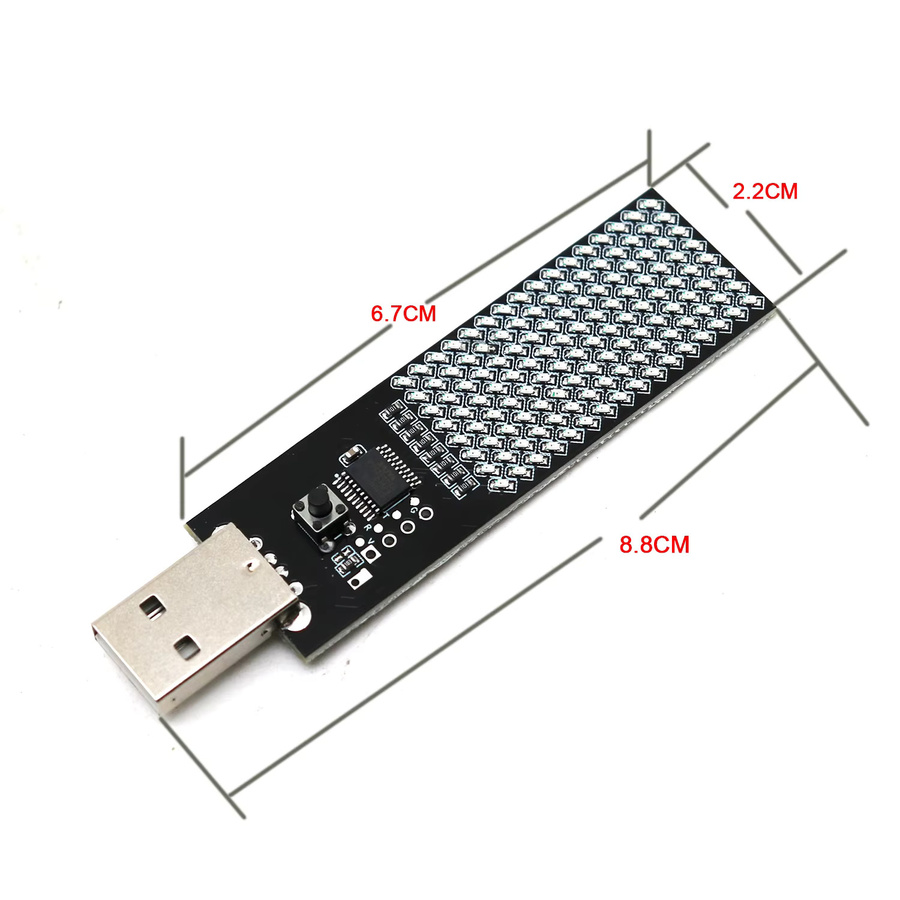 DYKBmetered Cyber-Kerze mit LED-Matrix-Flamme, USB-betrieben, mit Sanduhr-Timer und animierten Effekten, Tischdeko in Schwarz und Rot - Bild 3