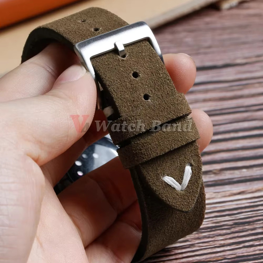 Uhrenarmband Kalbsleder, braun, Unisex - Bild 2