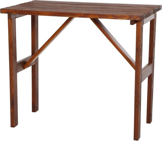 Fun Star Bartisch Tessin aus Kiefernholz in Braun, B/T/H: 125 x 78,5 x 108 cm - Bild 1