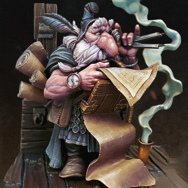 ZKBOZK Zwergserie Harzmodellfigur, Fantasy, unmontierter und unbemalter Bausatz - Bild 1