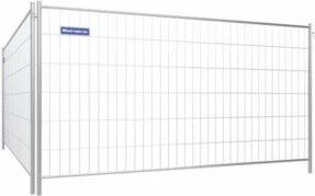Schake Mobilzaun Profi aus feuerverzinktem Stahl, B/H: 220 x 120 cm - Bild 1