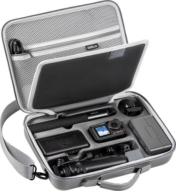 DJI Action 5 Pro Tragetasche in Grau für Adventure Combo und DJI MIC 2 Zubehör - Bild 1