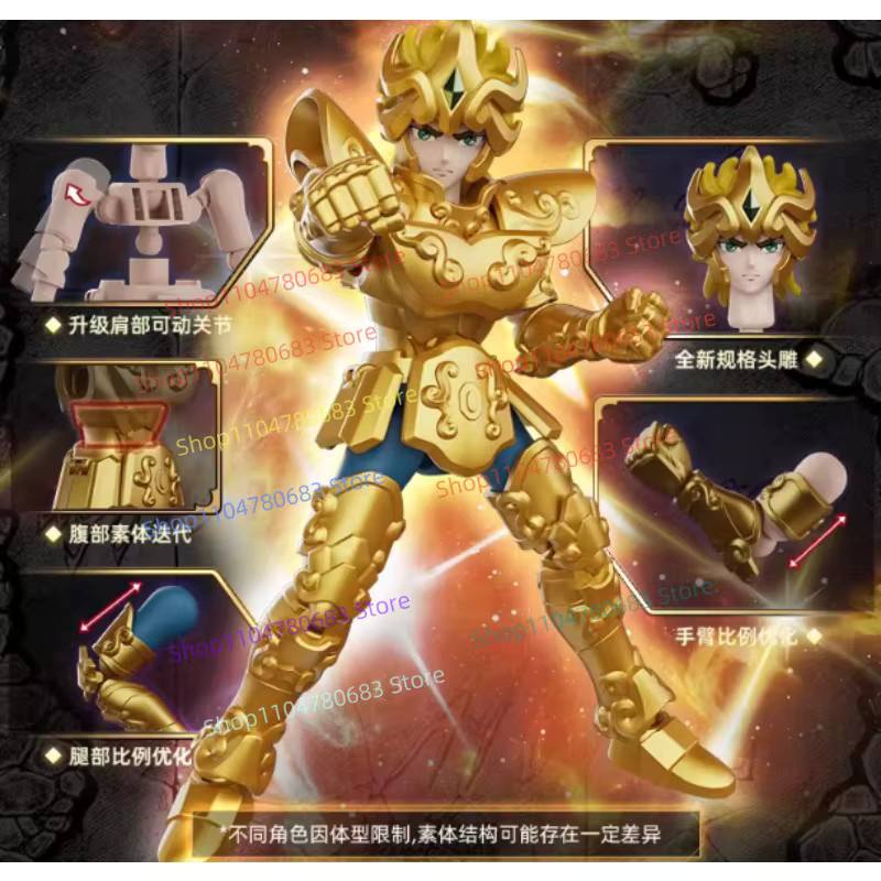 BLOKEES Saint Seiya Myth Cloth Vol.4 Geki Ikki, Actionfiguren, Montagemodell - Bild 3
