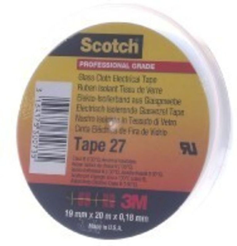 3M Scotch 27 Gewebeklebeband aus Glasfaser in Weiß - Bild 2