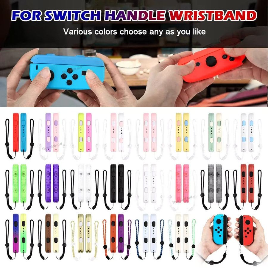 HeroAngel Handgelenkschlaufe für Nintendo Switch Joy-Con Controller in Pink, Weiß oder Multicolour - Bild 6