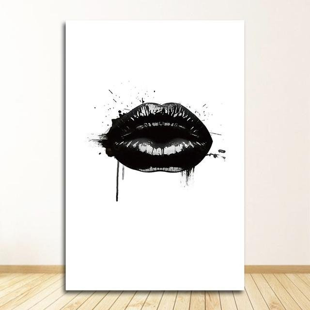 Abstrakte moderne Leinwandmalerei Pop Art Museum in Schwarz-Weiß, Nordic Wandkunst für Wohnzimmer und Salon, Breite: 70 cm, Höhe: 120 cm - Bild 1
