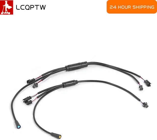 Links Rechts Verbindung Licht Linie Lampe Kabel für KUGOO KIRIN KuKirin G3 Pro Elektrische Roller Ersatzteil in Schwarz - Bild 1