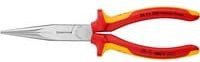 Knipex Flachrundzange 26 16 200 mit Schneide, isoliert, verchromt, Länge: 200 mm - Bild 1
