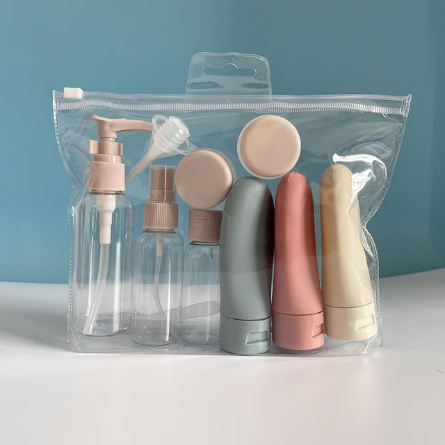 XYNN Reiseflaschen-Set, 11-teilig, grau, Unisex - Bild 1