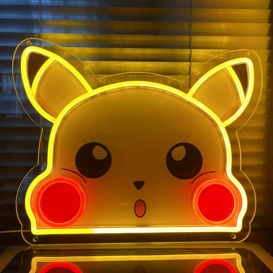 Bandai Anime Neon LED Acryl Licht One Piece Kunstwerk in Gelb und Transparent für dein Zuhause - Bild 2