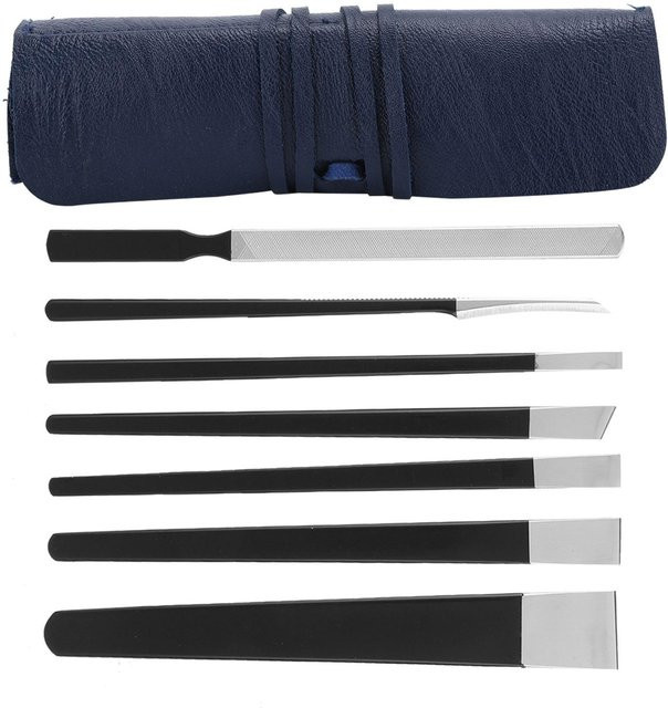 Koogeelife Pediküre-Set, 7-teilig, Edelstahl, Unisex - Bild 1
