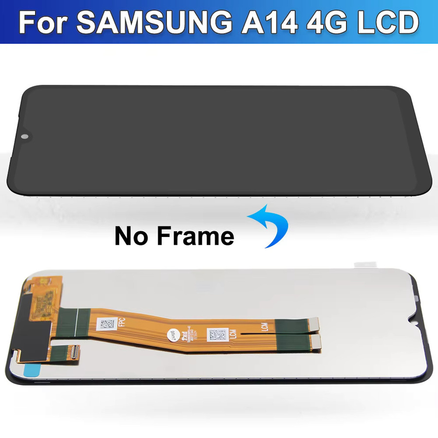 Samsung Galaxy A14 A145F Ersatz-Display mit 6,6 Zoll LCD Touchscreen und Rahmen in Schwarz - Bild 4