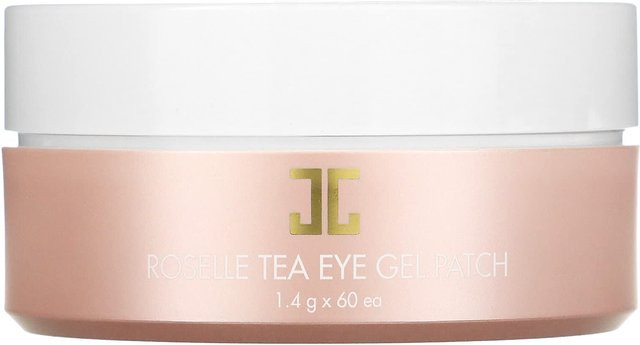 Jayjun Cosmetic Rose Tea Eye Gel Patch, 60 Stück, Hyaluronsäure, Niacinamid - Bild 1