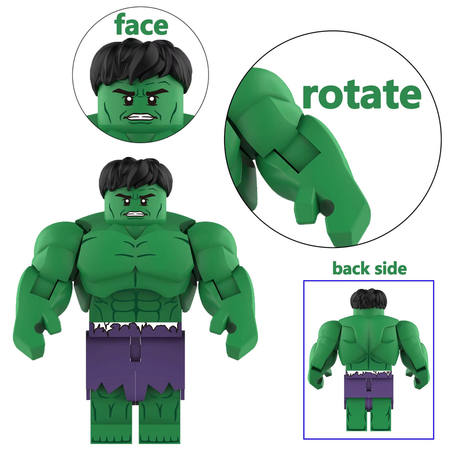 AF 345 Hulk Hero Charakter, Bausteine, Marvel, Superhelden - Bild 4