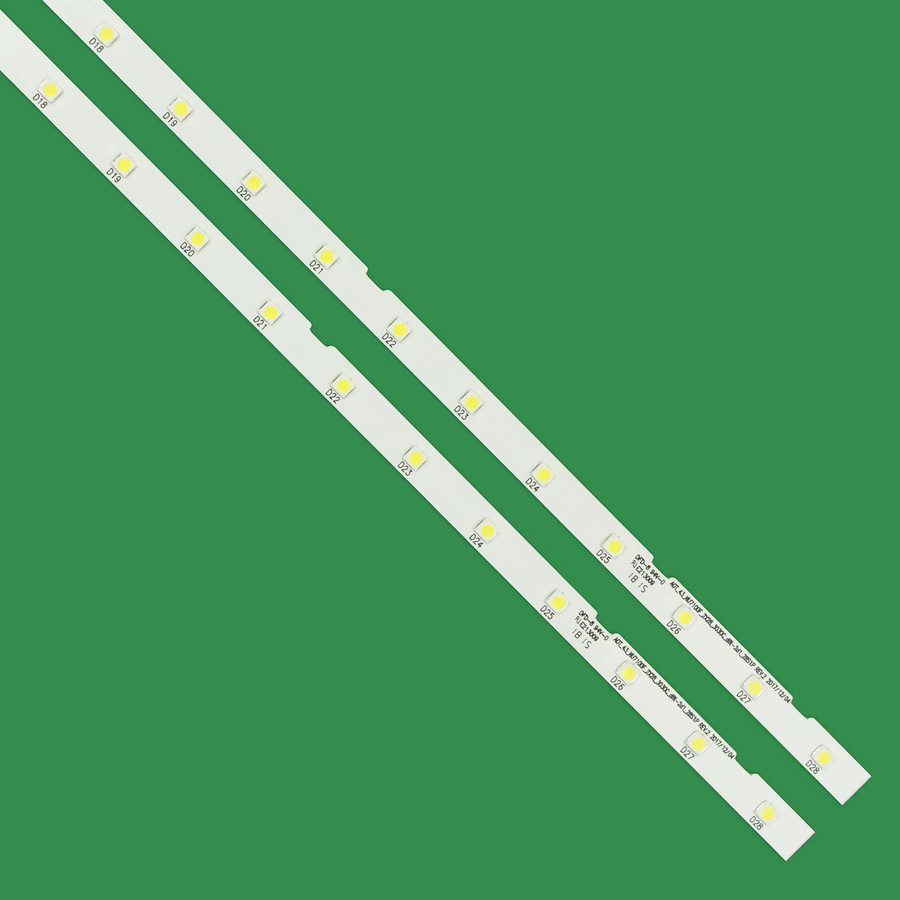 LED-Streifen in Weiß von PMALLJF für Samsung TV Modelle UN43RU7100 UE43RU7190 UE43N5540 UE43N5570 UA43RU7100 UE43RU7179U UE43RU7200U UA43N5500AK UE43NU7099U UE43RU7102K - Bild 2
