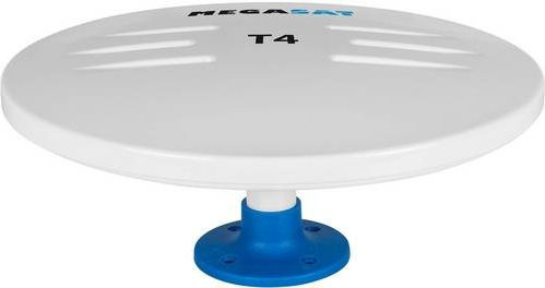 MegaSat T4 Aktive DVB-T/T2-Rundstrahlantenne für KFZ, LKW und Außenbereich mit 30 dB Verstärkung in Weiß - Bild 1