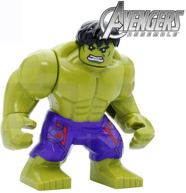 Superheld Mini Bausteine Set Hulk Spider Man Iron Man Action Puppe 3-6J - Bild 1