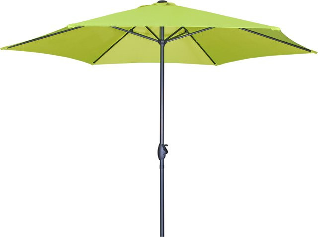 Doppler Sonnenschirm Basic Lift neo 300 Kurbelschirm, apfelgrün, Durchmesser: 300 cm - Bild 1