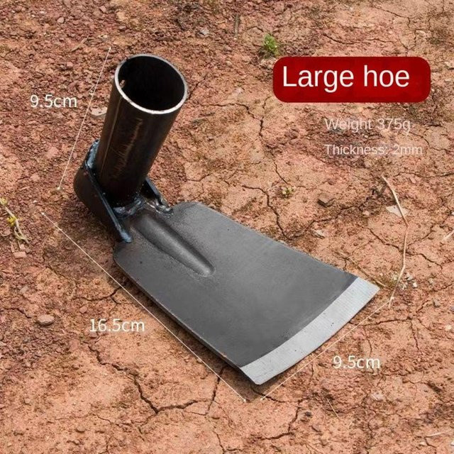Binchi Outdoor Gartenhacke aus Stahl in Grau zum Graben und Unkrautjäten - Bild 1
