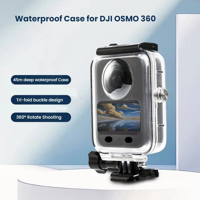DJI Osmo 360 Wasserdichtes Tauchgehäuse in Transparent, Schutzhülle bis 45m Tiefe - Bild 1