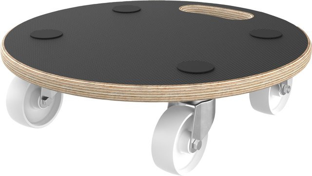 PARKSIDE Transporthilfe rund aus Holz in Schwarz - Bild 1