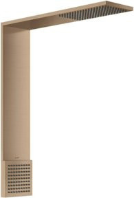 Hansgrohe Brausenmodul ShowerComposition Overhead-Regendusche in Gold, Rechteckig, Breite: 25 cm, Tiefe: 25 cm - Bild 1