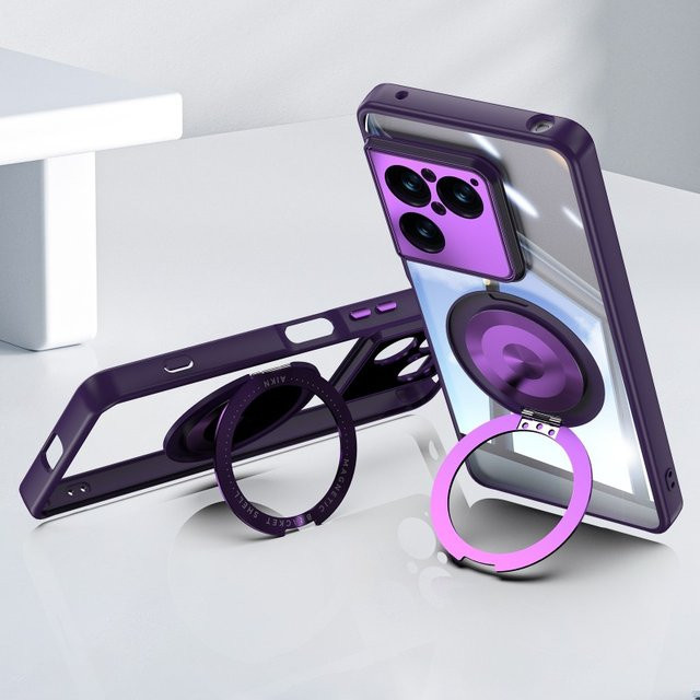 Magnetische Schutzhülle für Sony Xperia 1 VIIi, transparente Acryl-Hülle aus hartem PC mit stoßfestem Schutz - Bild 1