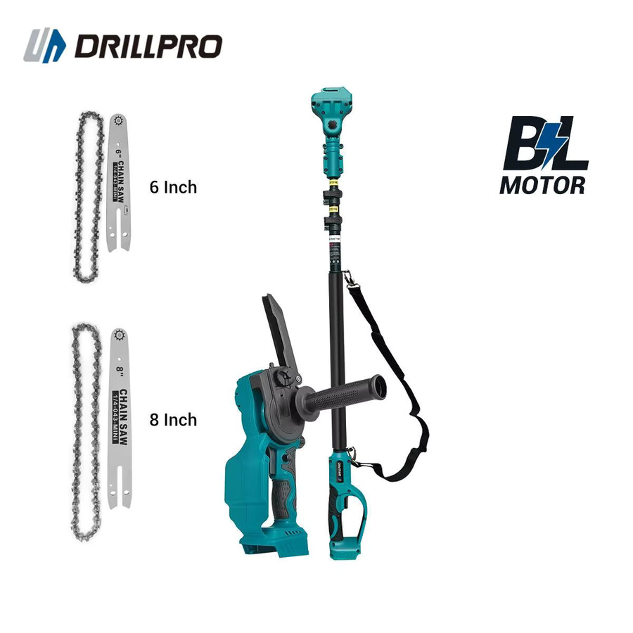 Drillpro 2-in-1 Bürstenlose Elektrische Kettensäge und Hochastsäge für Makita LXT Akkus - Bild 3