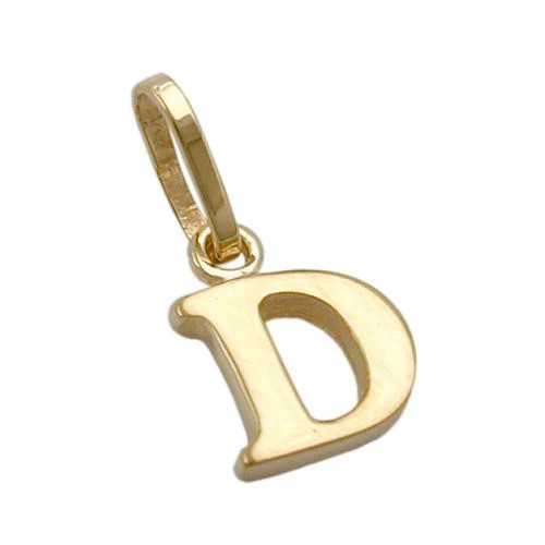 Colfem Anhänger Buchstabe D, 375 Gold, Unisex - Bild 1