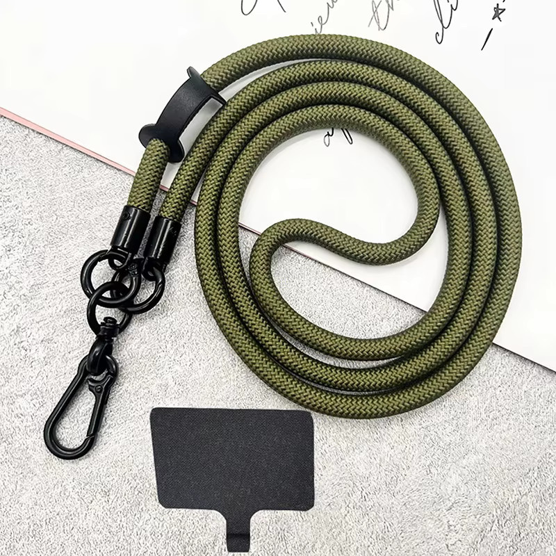 VORTNGLE Handy Lanyard aus Nylon in Grün, verstellbares Crossbody Telefonband und abnehmbares Neck Cord für dein Smartphone - Bild 2