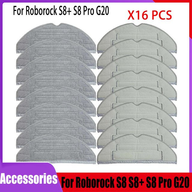 Roborock Mopptuch für S8, S8 Plus, S8 Pro Ultra und G20 in Grau mit doppelter Vibration und antibakterieller Wirkung - Bild 1